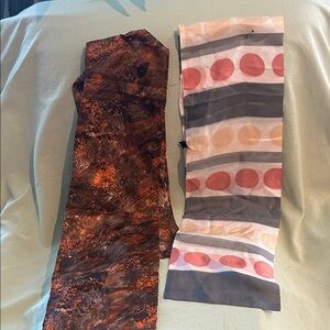 Abstract Patterned Scarves